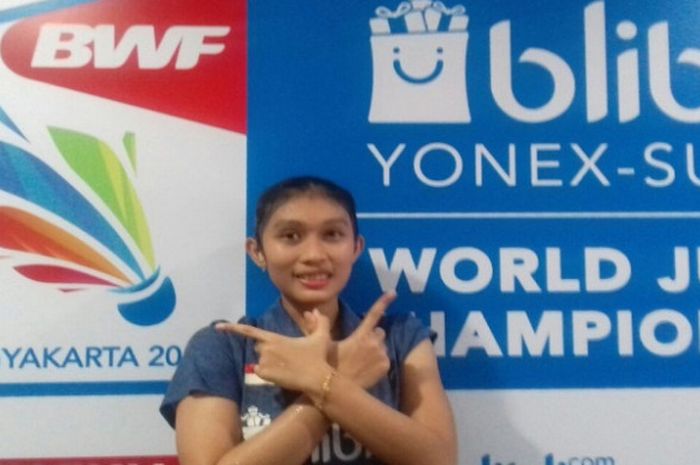 Choirunnisa usai menjalani laga di WJC 2017, Selasa (17/10/2017).