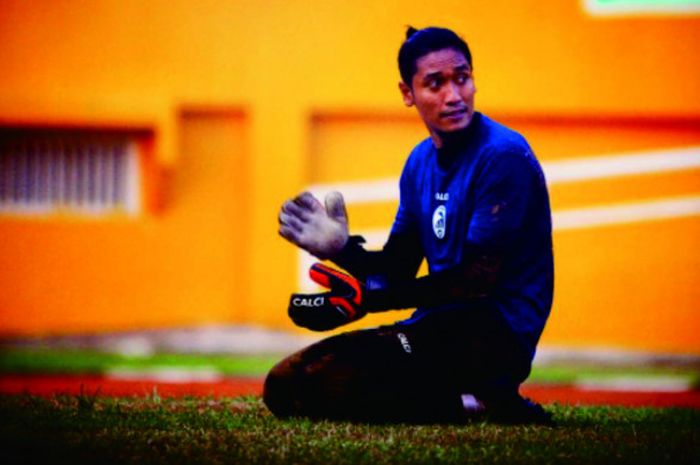 Sandi Firmansyah kiper Sriwijaya FC