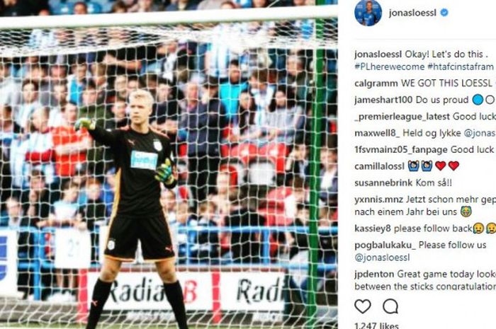 Kiper Huddersfield Town, Jonas Lossl