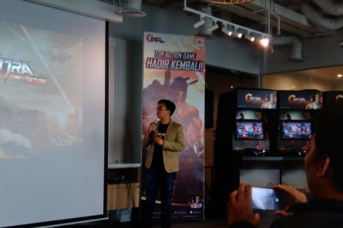 Launching Game Contra Return di Garena, Kamis, (13/9/2018).