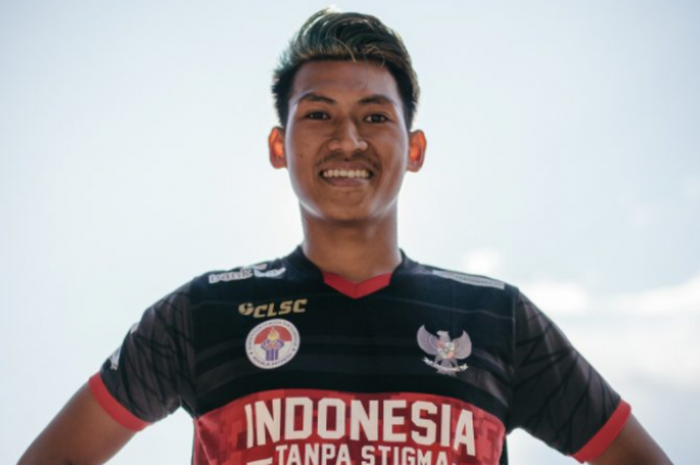 Saiful Azmi pemain tim Indonesia di ajang Homeless Wold Cup 2017.