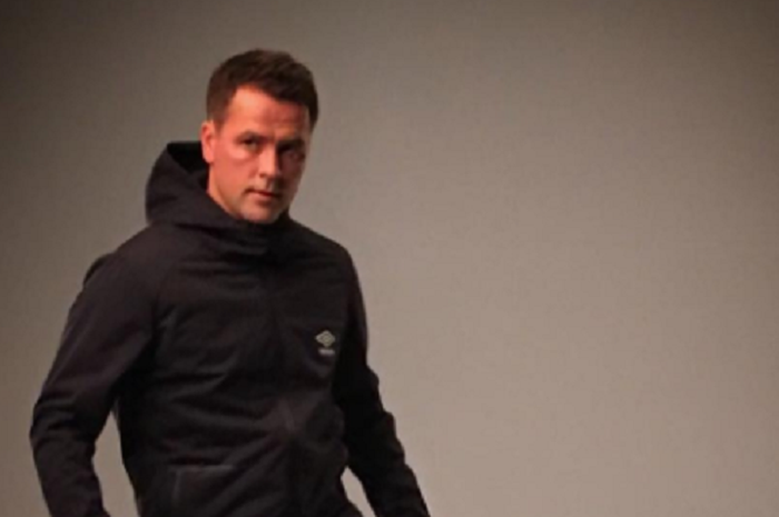 Michael Owen pada saat sesi pemotretan