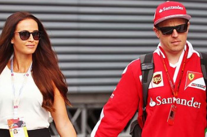 Minttu Raikkonen (kanan) dan Kimi Raikkonen (kiri). 