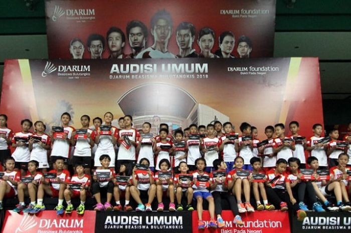 Ajang Final Audisi Umum Djarum Beasiswa Bulu Tangkis 2018 sukses menghasilkan 50 peserta terbaik di 