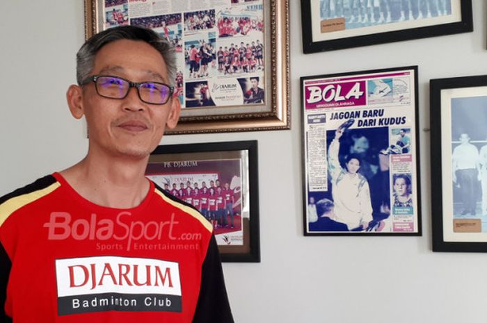 Fung Permadi, mantan pebulu tangkis nasional yang kini menjadi pelatih di PB Djarum.