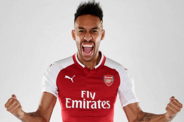 Pierre-Emerick Aubameyang dikenalkan Arsenal