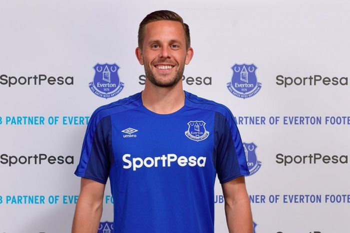 Gylfi Sigurdsson resmi menjadi pemain Everton, Rabu (16/8/2017).