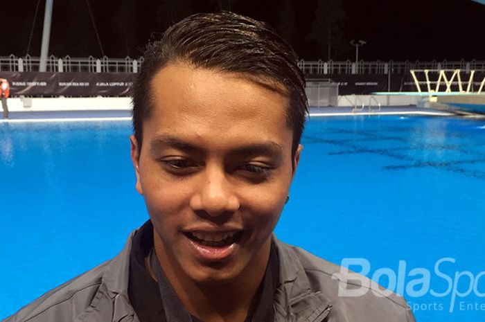 Perenang Indonesia, I Gede Siman Sudartawa menambah pundi emas lewat nomor gaya punggung putra 50 meter dalam Sea Games 2017 yang berlangsung di National Aquatic Center, Bukit Jalil, Malaysia, Senin (21/8/2017).