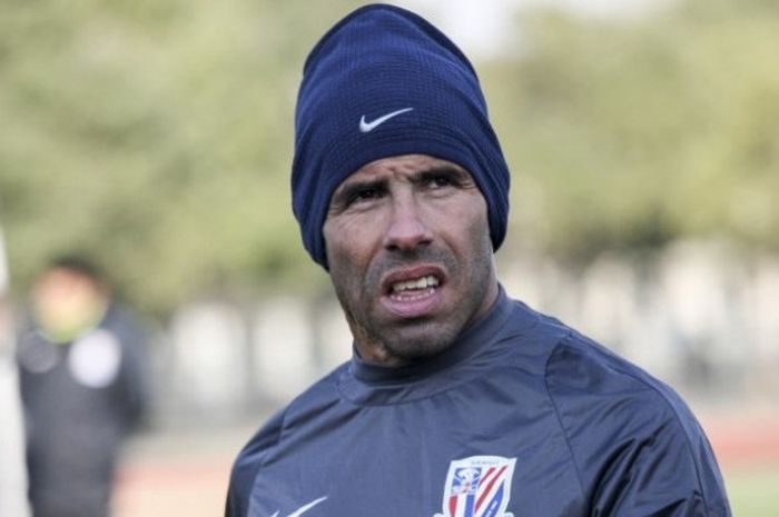 Pemain Shanghai Shenhua, Carlos Tevez. 