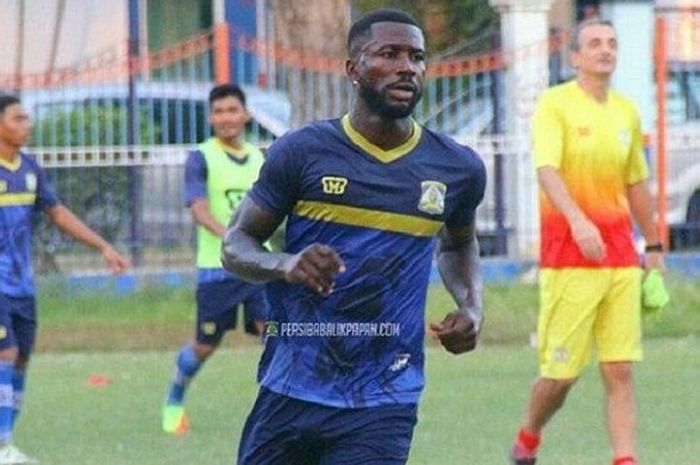 Dirkir Glay saat menjalani latihan bersama Persiba Balikpapan