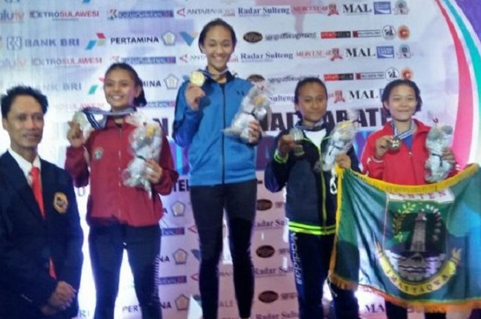 Jesica Raih emas di Kejurnas Piala Mendagri 2018. 