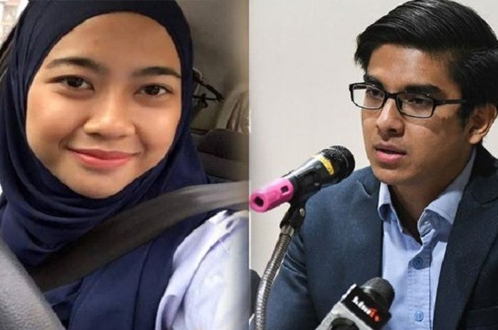 Kolase foto Siti Nur Lesmawida Ismail (kiri) dan Syed Saddiq Abdul Rahman