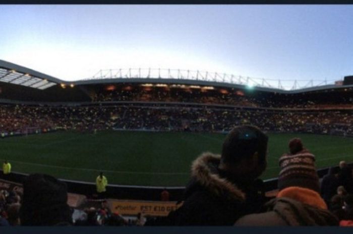 Suasana di Stadium of Lights yang merupakan kandang Sunderland