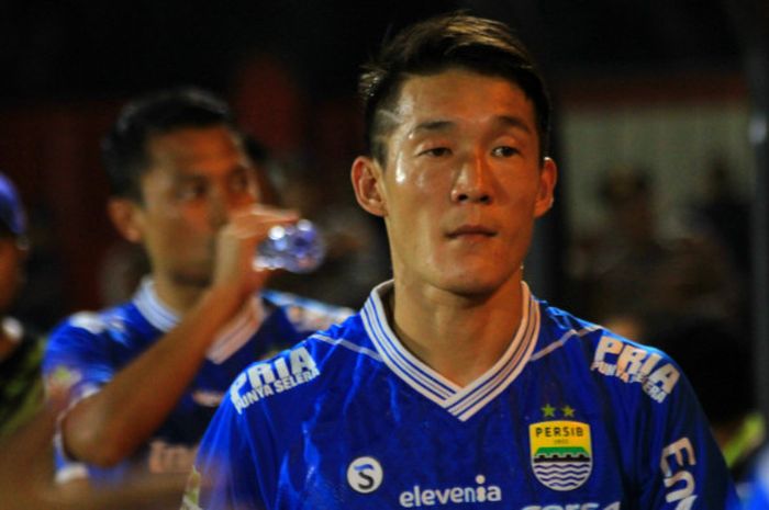 Gelandang Persib Bandung asal Republik Korea, Oh In-kyun.