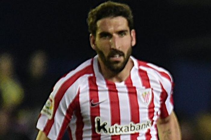 Raul Garcia (Athletic Bilbao) dalam pertandingan melawan Villarreal di El Madrigal, 7 April 7 2017.