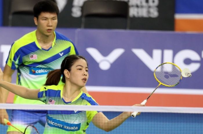 Pasangan ganda campuran Malaysia, Goh Soon Huat (kiri belakang)/Shevon Jemie Lai, ingin mengakhiri nirgelar selama 56 tahun pada Malaysia Open 2019.