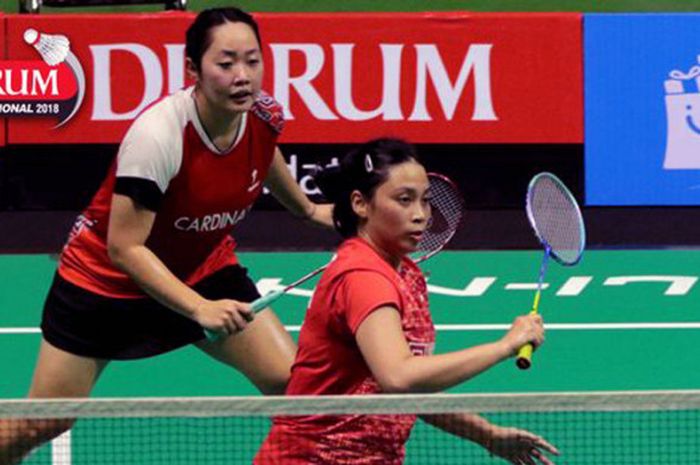 Salah satu peserta di di Djarum Sirnas Li Ning Riau Open 2018.