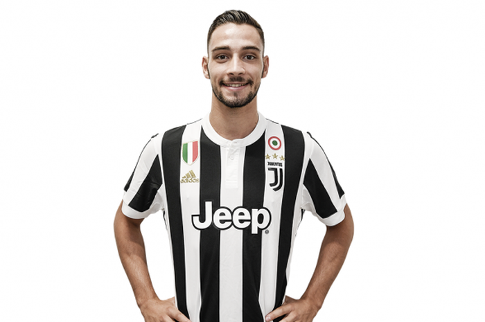 Foto Mattia De Sciglio berkostum Juventus, setelah resmi bergabung pada Kamis (20/7/2017)