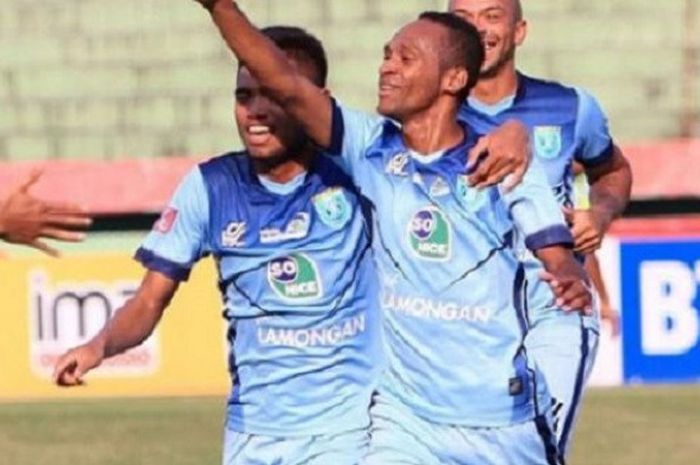 Winger Steven Imbiri saat masih berseragam Persela Lamongan pada TSC A musim 2016.