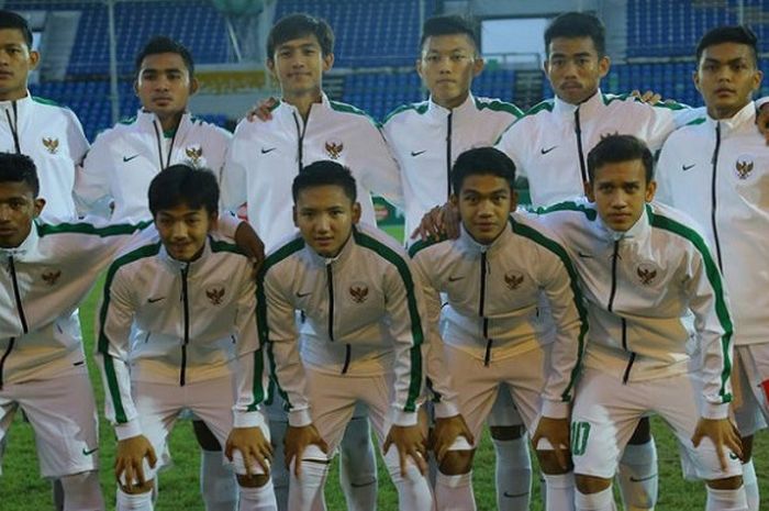 Timnas Indonesia U-19 jelang hadapi Filipina, Kamis (7/9/2017).