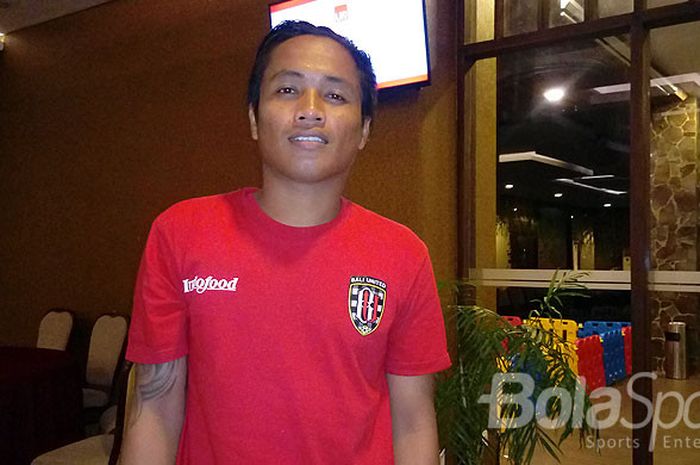   I Gede Sukadana, gelandang Bali United.  