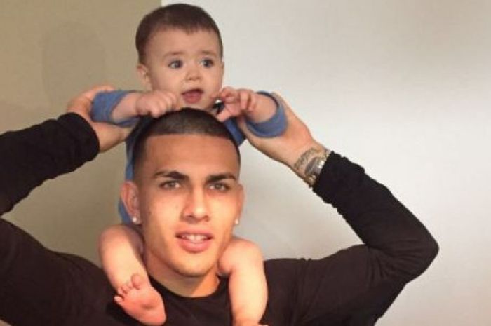 Sosok ayah muda Leandro Daniel Paredes