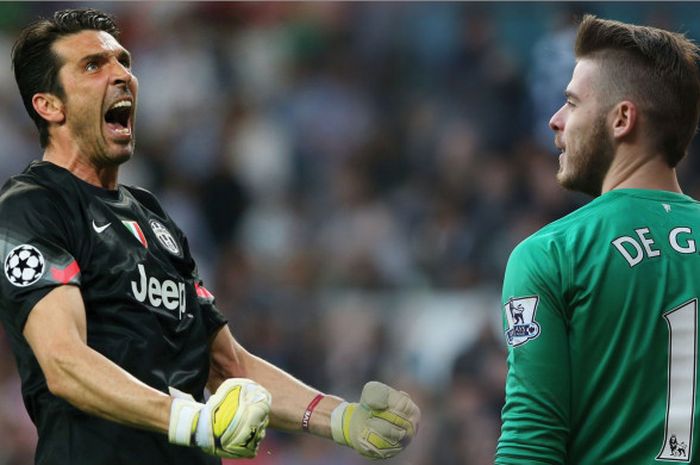 Gianluigi Buffon dan David de Gea termasuk dalam kiper-kiper terbaik Liga Eropa saat ini.