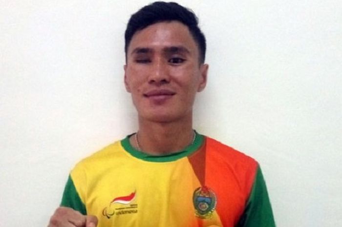 Atlet balap sepeda NPC Sumut, Herman Halawa 