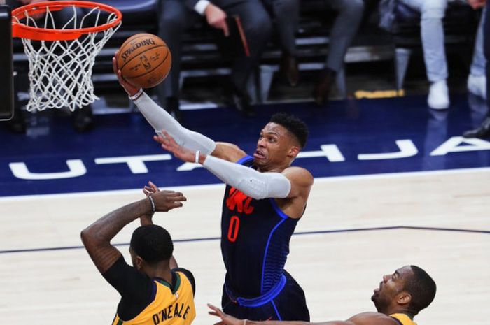 Russell Westbrook melewati raihan triple double dari Jason Kidd.