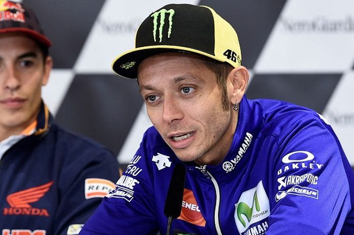 Valentino Rossi saat jumpa pers jelang GP Austria, Kamis (10/8/2017).