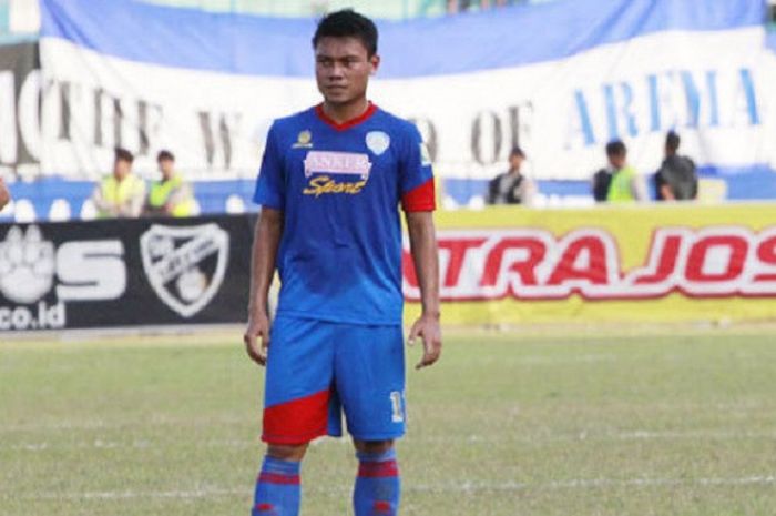 Dedi Kusnandar saat berbaju Arema Cronus.