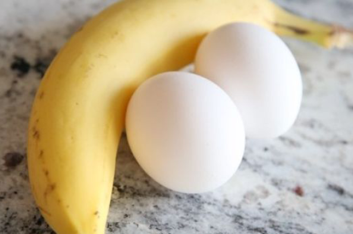 Pisang dan telur