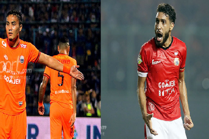 Kolase foto mantan bek Persija, Gunawan Dwi Cahyo dan Willian Pacheco.