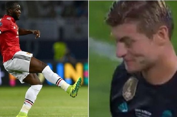 Romelu Lukaku dan Toni Kroos.