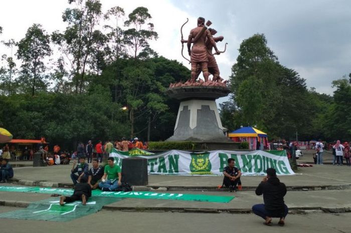 Suasana terkini Stadion Manahan, Solo jelang pertandingan leg kedua Piala Presiden antara Persija Vs PSMS Medan, Senin (12/2/2018) 13:30 WIB