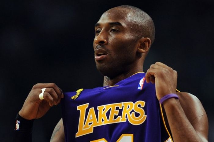 Kobe Bryant, saat tampil di final NBA melawan Boston Celtics pada 17 Juni 2008.