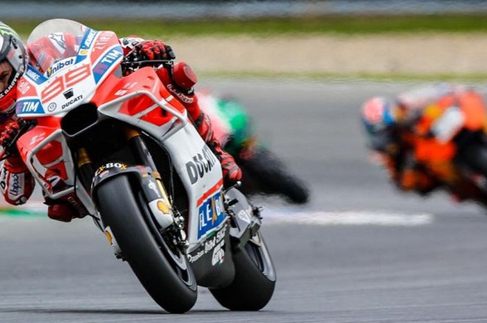 PEbalap tim Ducati, Jorge Lorenzo.