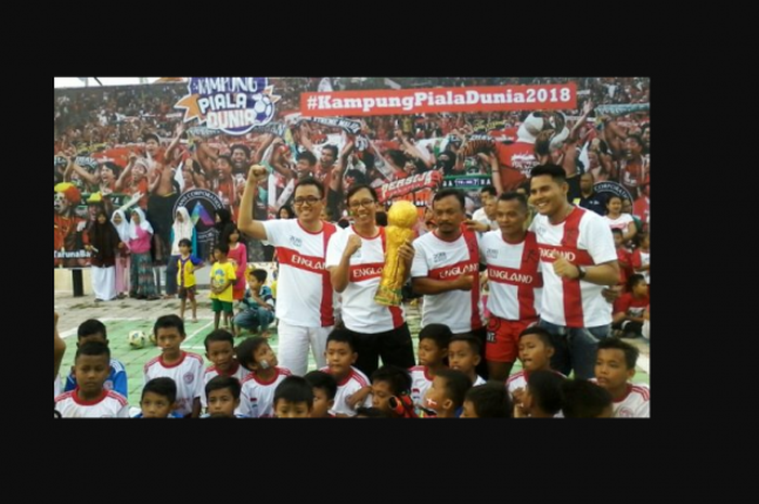 Kampung Piala Dunia yang berada di Dukuh Gondang Baru, Kabupaten Sragen