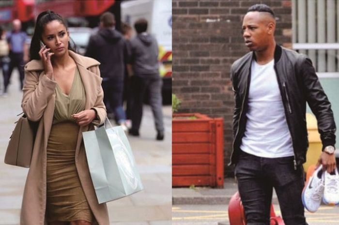 Sahara Santos (kiri) dan Nathaniel Clyne (kanan)