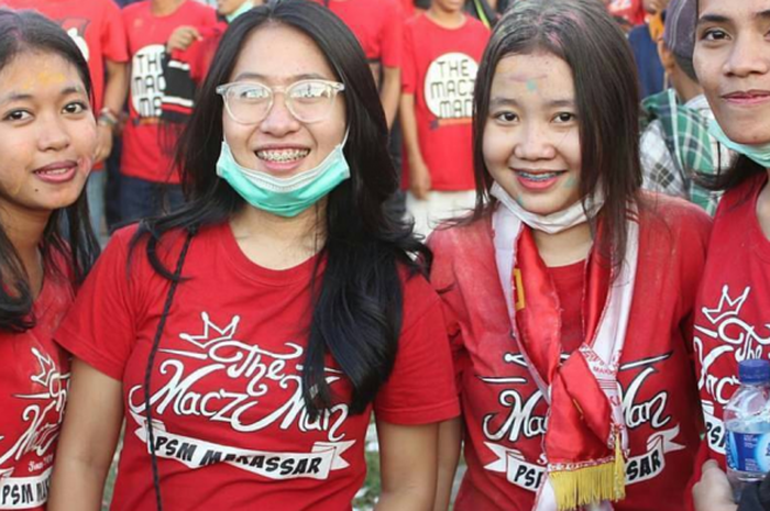 The Maczgirl, suporter PSM Makassar yang beranggotakan wanita