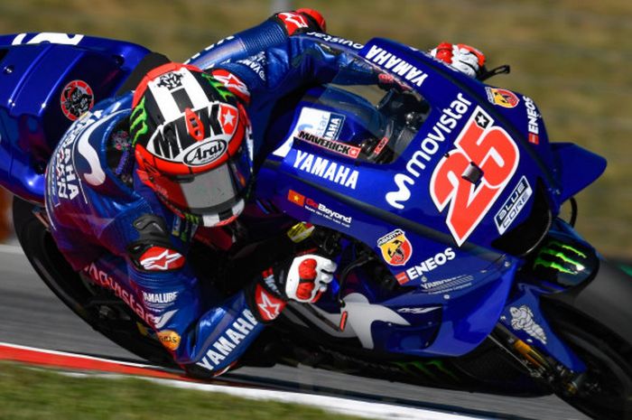 Maverick Vinales mengomentari hasil bagus yang diraihnya di dua sesi latihan bebas awal MotoGP Australia 2018.