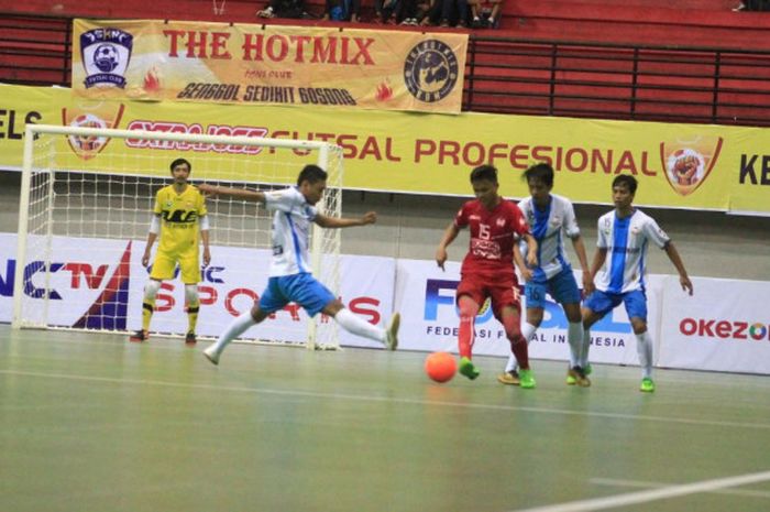 Dekings Bogor FC melawan SFC Planet di GOR Amongrogo, Yogyakarta, Sabtu (17/3/2018)