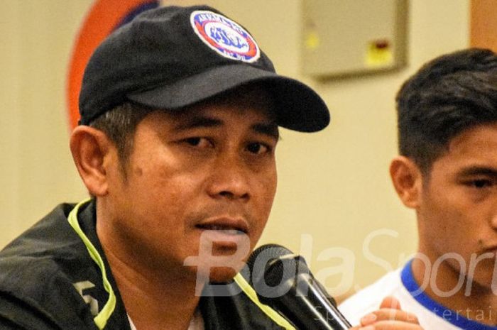 Pelatih Arema FC, Joko Susilo.