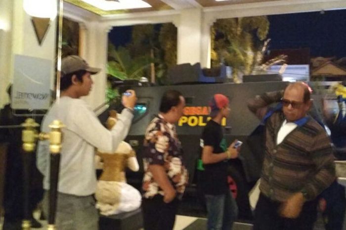 Suasana skuad Persib Bandung setelah kembali ke hotel. 