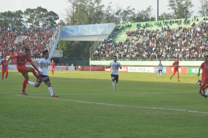 Persis Solo kontra Cilgeon United di Stadion Manahan, Solo, Rabu (4/7/2018) sore WIB.