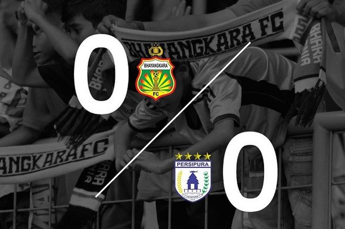 Bhayangkara FC bermain imbang 0-0  melawan Persipura Jayapura di Stadion Patriot, Sabtu (9/9/2017).