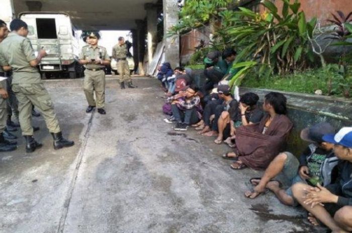 Bonek saat diamankan di Kabupaten Jembrana, Bali.