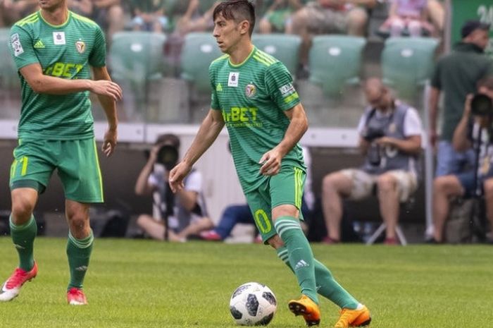 Penampilan Pemain asal Iran yang Slask Wroclaw, Farshad Ahmadzadeh dalam laga melawan Cracovia pada Jumat (20/7/2018)