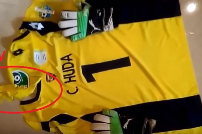 Jersey terakhir Choirul Huda