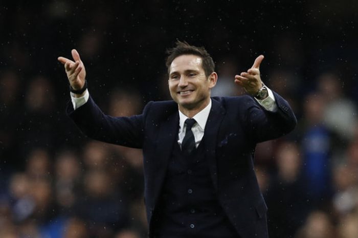   Frank Lampard dalam sebuah acara sebelum laga Chelsea vs Swansea di Stamford Bridge, London, 25 Februari 2017.  